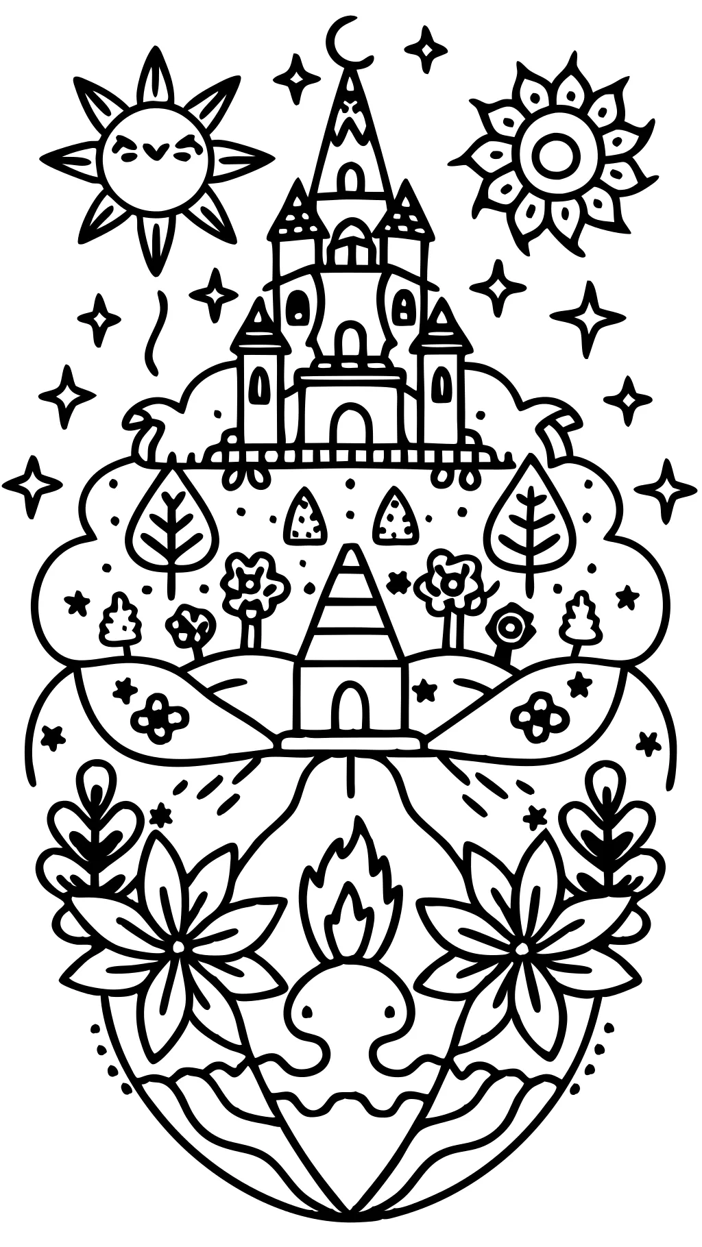 black and white coloring pages